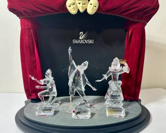 Swarovski Crystal Phantom of the Opera Trio and Stage