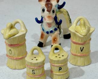 Vintage Japan Oil, Salt, Pepper, Vintage set