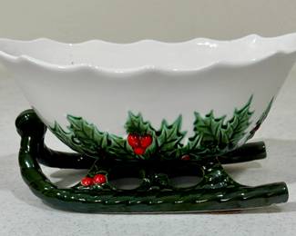 Vintage Ceramic Sleigh