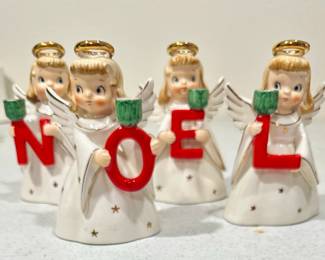 Holt Howard Angel Candle Holders