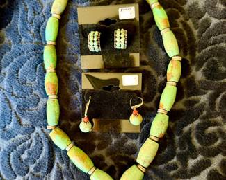 STERLING AND TURQUOISE.