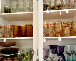 OVER 50 SETS OF STEMWARE.