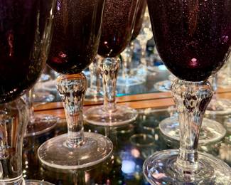 GLASSWARE OF COLORS.