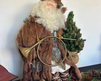 RS113Santa Statue And More.