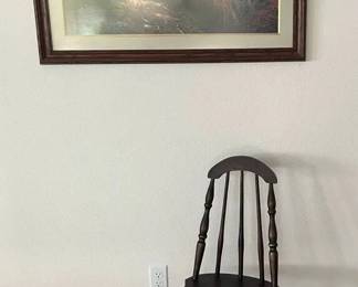 RS125VThomas Kinkade Antique Chair