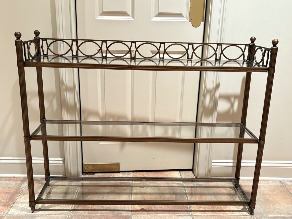 Iron & Glass Shelf
