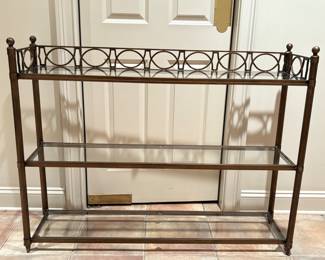 Iron & Glass Shelf