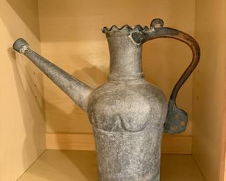 Extremely rare copper antique water jug.