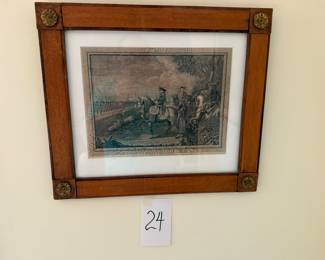 Any artwork piece is available as a pre sell item. Call Dean if any interest? French etching by Daniel Chodowlecki titled "Frederic le Grand".