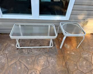 Patio Coffee Table and Square Side Table
