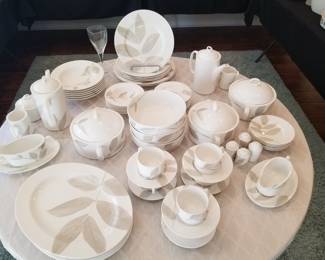 Mikasa "Irish Linen" bone china tableware. 