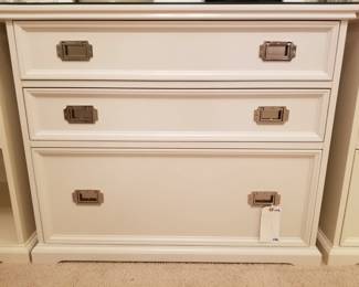 Pottery Barn office cabinet with lower file drawer. 
