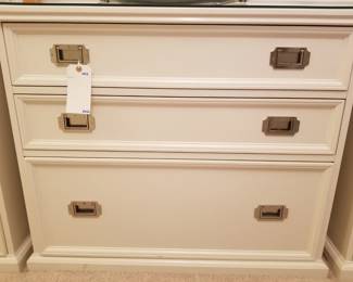 Pottery Barn office cabinet with lower file drawer. 
