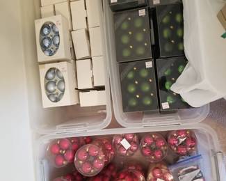 Christmas ornaments. 