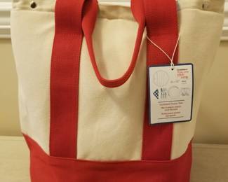 Crate & Barrel picnic tote. 