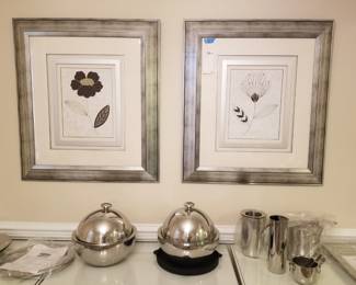 Frontgate serving pieces and tableware. 