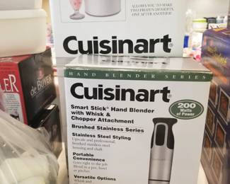 Cuisinart blender and Cuisinart ice cream maker. 