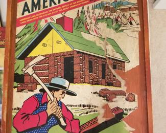 Vintage American Logs set. 