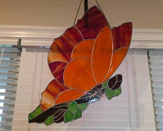 #24  Stained Glass Butterfly  20"Wx28"H   $95