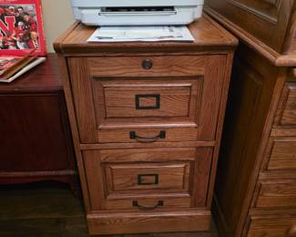 #31  Two Drawer Wood Filing Cabinet  19"Wx23"Dx30"H   $115