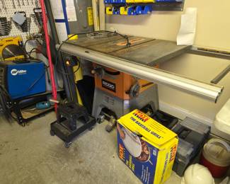 #5  Ridgid 10" Table Saw R4512   $390