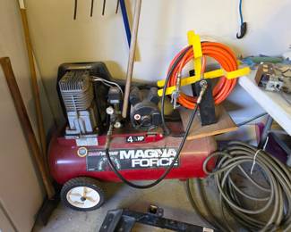 #2  Coleman Magna Force Powermate 4 1/2HP Air Compressor   $175