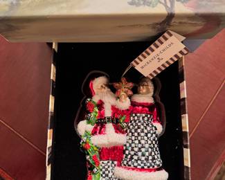 McKenzie Childs Christmas Ornament