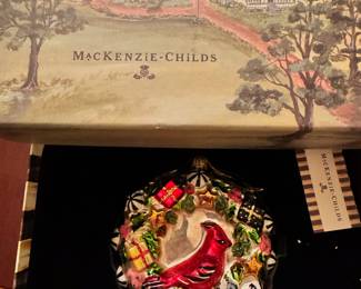McKenzie Childs Christmas Ornament