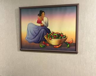 RC Gorman signed print 38w x 29h