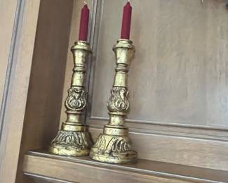 gilt candlesticks