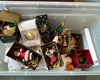 Radko Christmas ornaments