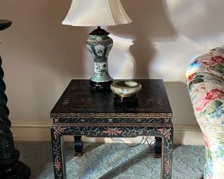 PRESALE AVAILABLE Chinoiserie side tables - 26w x 26d x 24h