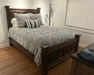 PRESALE AVAILABLE  Vaughan Basset for Walter E Smithe queen bed, mattress & box spring
