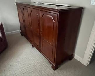 large media cabinet 77w x 22d x 45h