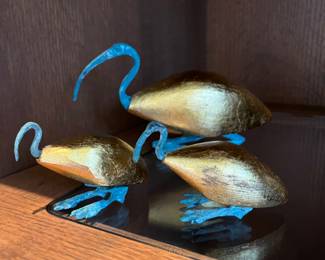 gold leaf ibis figures