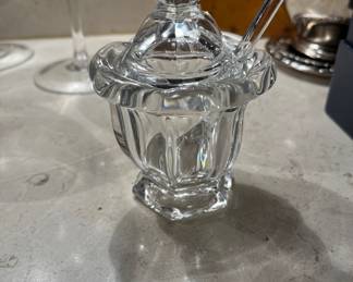 Baccarat mustard pot