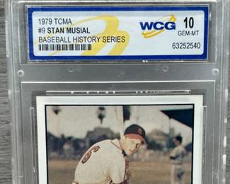 1979 TCMA BASEBALL HISTORY STAN MUSIAL 10 GEM-MT