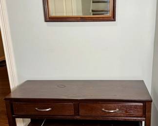 Contemporary console table.