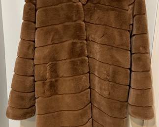 Ladies brown teddy bear coat by Apparis.
