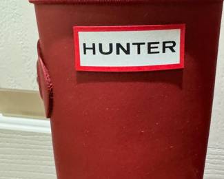 Ladies Hunter rain boots.