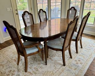 Vintage dining table set.