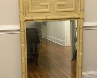 Faux Bamboo Mirror