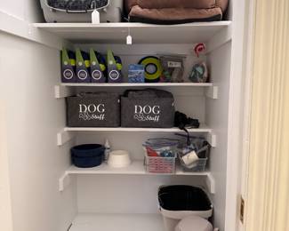 Lots of dog items