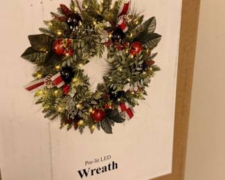 Christmas wreaths - pair