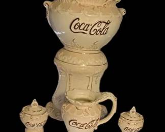 Cracker Barrel Victorian Series CocaCola Cookie Jar and More