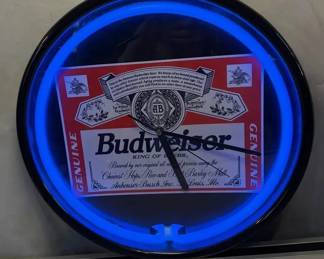 Budweiser Clock