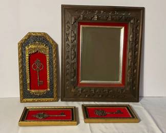 Decorative Key Plaques Mirror