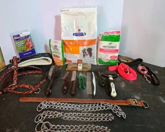 Dog Leashes, Collars, Grooming Tools Misc.