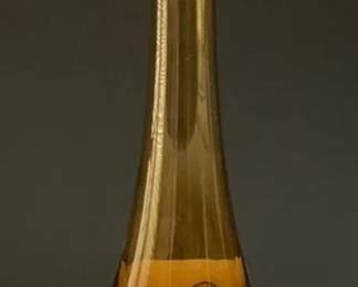 Vintage Viking Glass Co. Amber Rootbeer Glass Vase