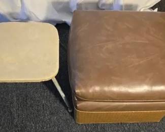 Vintage Foot Stool and Step Stool